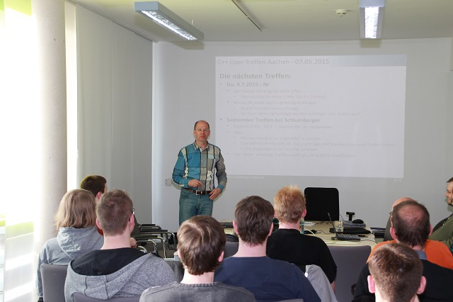 C++ User-Treffen Aachen 7.5.2015 - Bild 3